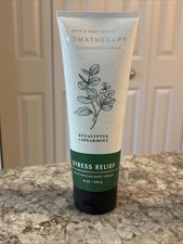 Bath & Body Works STRESS RELIEF Eucalyptus Spearmint Body Cream 8 FL OZ New