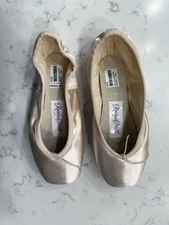 Russian Pointe MUZE - Md 40 w4 v2 FM Md 8,5 Pink Ballet Dancing Shoes Unused
