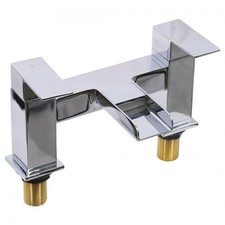 Image of Chrome Waterfall Bath Filler Mixer Tap Solid Brass Polished Finish