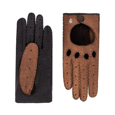 Roeckl Classic Driver Peccaryleder Hazel/Mocca Damen Handschuhe Oldtimer Cabrio - Bild 1 von 3