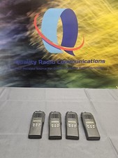 FOUR Motorola HT1250 LS 450-512 MHz UHF Two Way Radios - Talk to Each Other