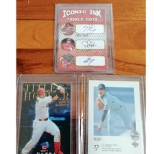Shohei Ohtani print autograph & Seiya Suzuki Yusei Kikuchi rookie 3-piece set