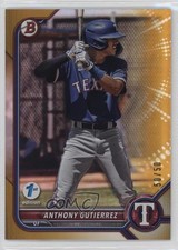 2022 Bowman Draft Gold 50/50 Anthony Gutierrez #BD-110 9hx