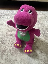 Barney the Purple Dinosaur Plush 9 Singing I Love You Song Tested Works