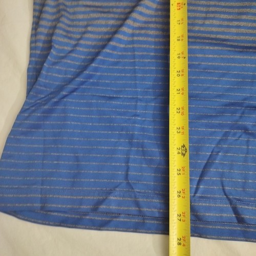 Polo Glacier manica corta a righe blu XXL - Foto 4 di 5