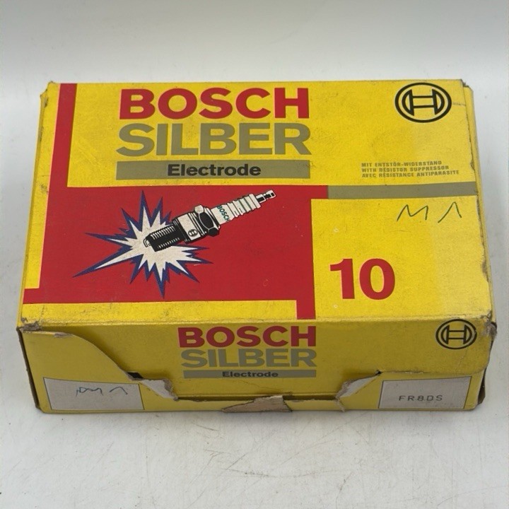 BOSCH FR8DS spark plug silver electrode resistor type set 10 pcs NEW