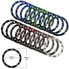 Ceramic Scale Beveled Watch Bezel Ring Outer Diameter 38MM Inner Diameter 30.7MM