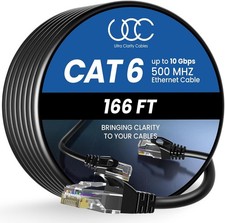 50 Meters Ethernet Cat6 Cable 10Gbps High-Speed LAN RJ45 High Quality