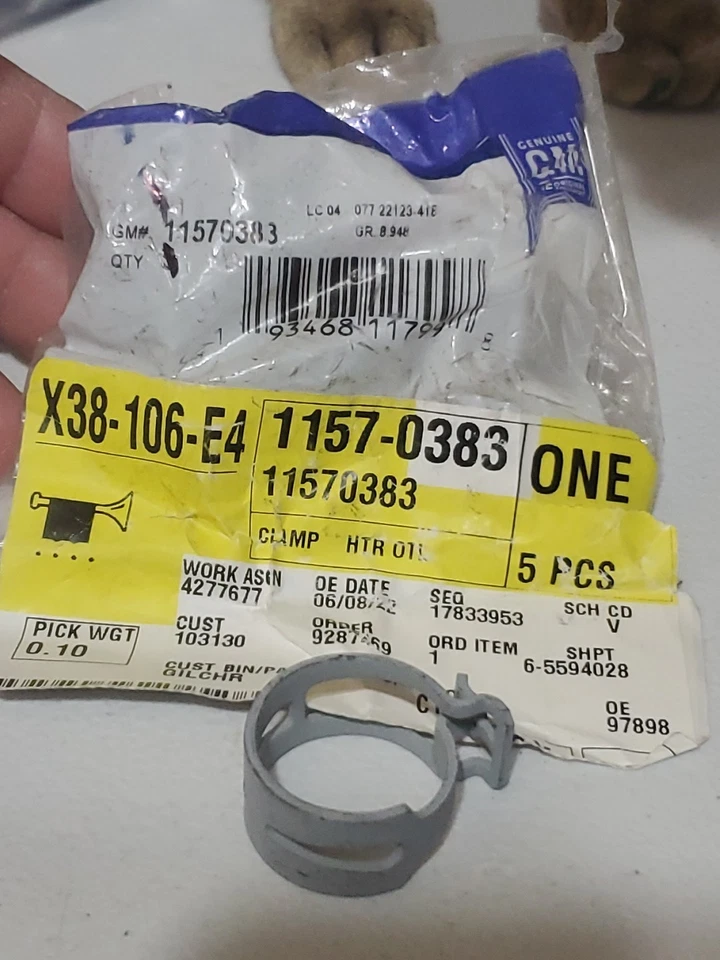 Corvette 1992-13 1992-02 Camaro 1994-04 S10 abrazadera multiusos X1 11570383 Foto 3 de 3