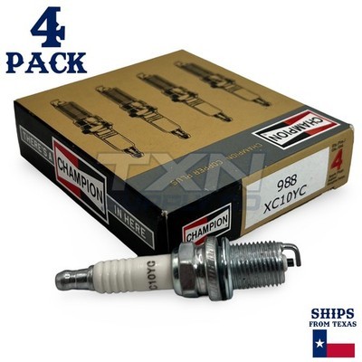 Champion 988 Copper Plus Spark Plug XC10YC - 4 Pack