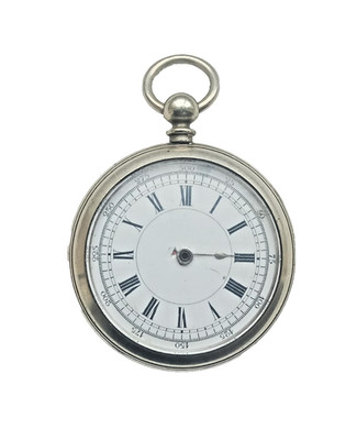 Antike edwardianische Herren Taschenuhr um 1900-1910 Schlüsselaufzug (fehlender Zeiger)