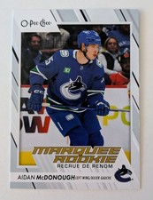 2023-24 O-Pee-Chee Hockey Marquee Rookie #569 Aidan McDonough RC Vancouver 