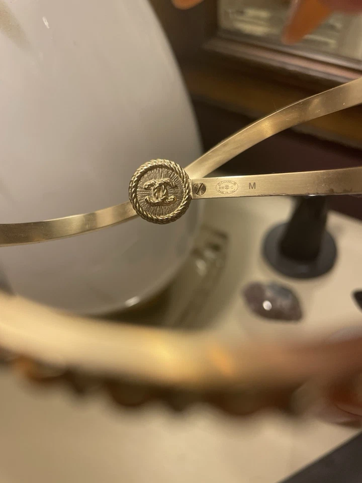 Браслет Chanel из овечьей кожи с жемчугом Twist Cc - Изображение 4 из 4