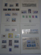 SAINT PIERRE ET MIQUELON LOT 31 TIMBRES + 1 BLOC NEUFS** DE 1993-94.