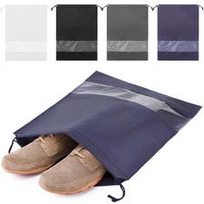 4-10Pcs Travel Portable Storage Shoe Bag Large Drawstring Pouch Bag DustProof US