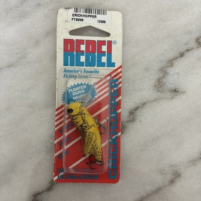 crickhopper fishing lures Rebel Micro Use this Rebel crickhopper to jumpstart your fishing game this season Rebel Crickhopper Topwater Popper