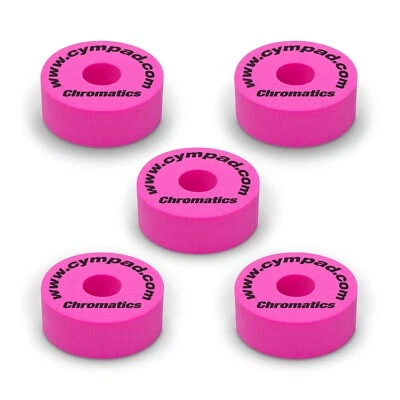 Cympad Chromatics Pink 40/15mm Cymbal Pad Set of 5