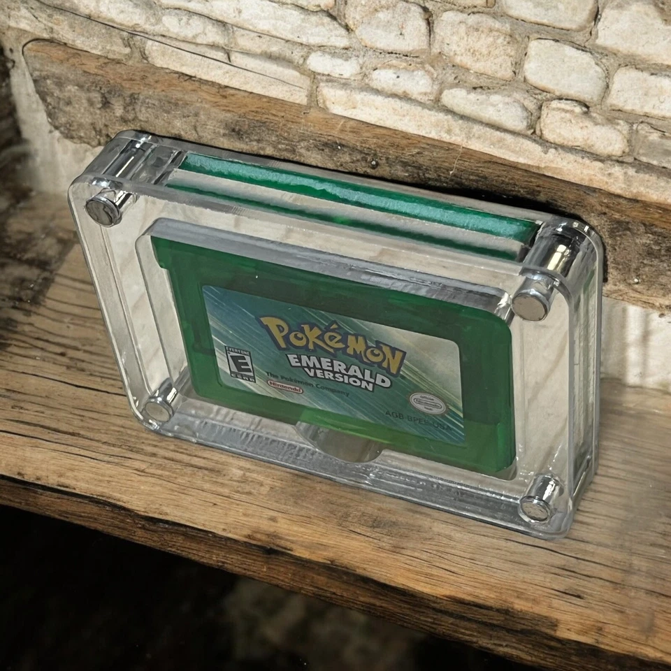 Acrylic Magnetic GBA Game Case For Game Boy Advance Pokémon Emerald, Fire Red - Image 4 of 4