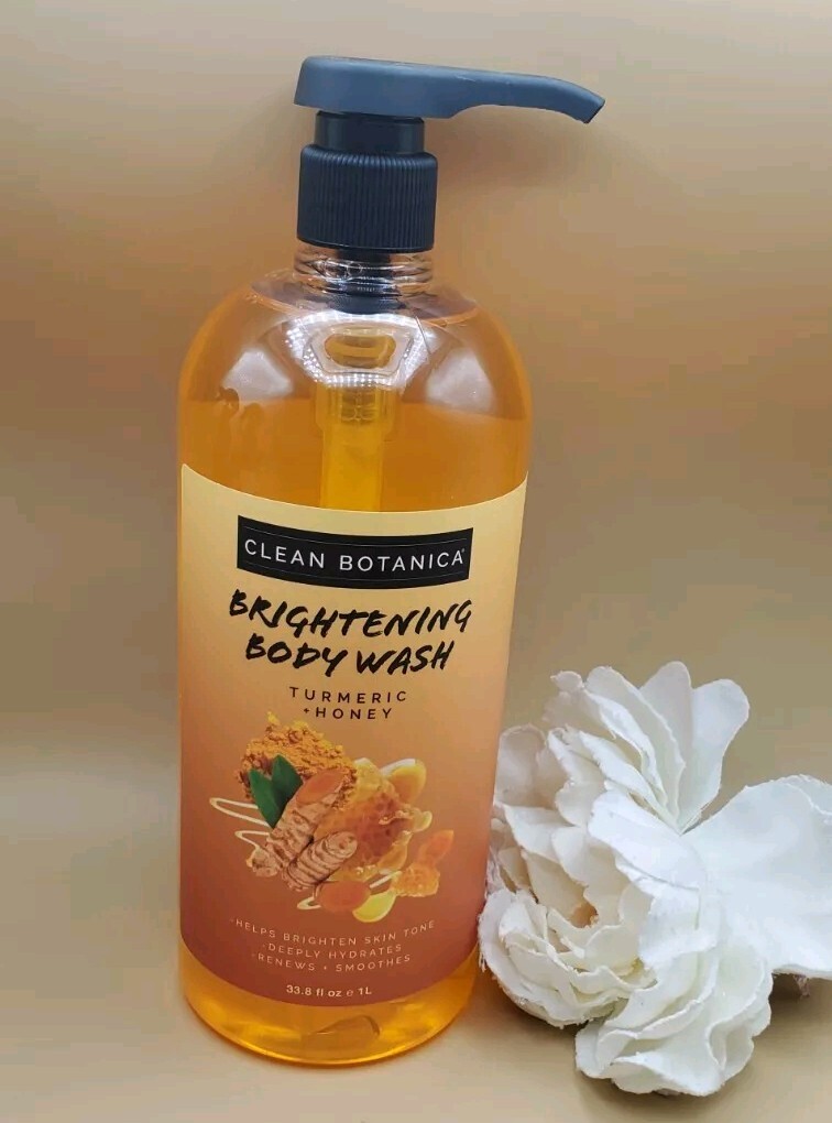 Clean Botanica Brightening Body Wash Turmeric +Honey 33.8 fl