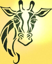 Giraffe Head Stencil Giraffes Wildlife Animal Stencils