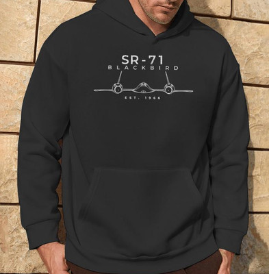 Sr-71 Blackbird Est 1966 Vintage Logo Hoodie Size S-5XL