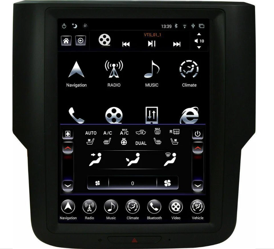 FITS 2014-2018 DODGE RAM 1500 Classic Generation 4 T Style Radio W Ac Vents OEM - Image 2 of 4