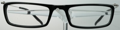NEOSTYLE Brille Brillengestell Schwarz Silber Damen Germany Design Neu