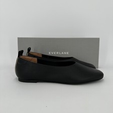 Everlane The Italian Leather Day Glove Flats in Black size 5 Women's Career blks