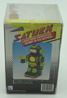 中古Saturn ロボット Vintage SATURN No 91121 Battery Operated Robot Green NEW in Box | eBay