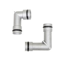 Zzperformance Hvac Heater Hose Connector Aluminum Coolant Elbows 3.8l Gm 3800