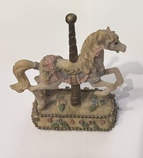 4" Carousel Resin Horse Good Project for Repainting