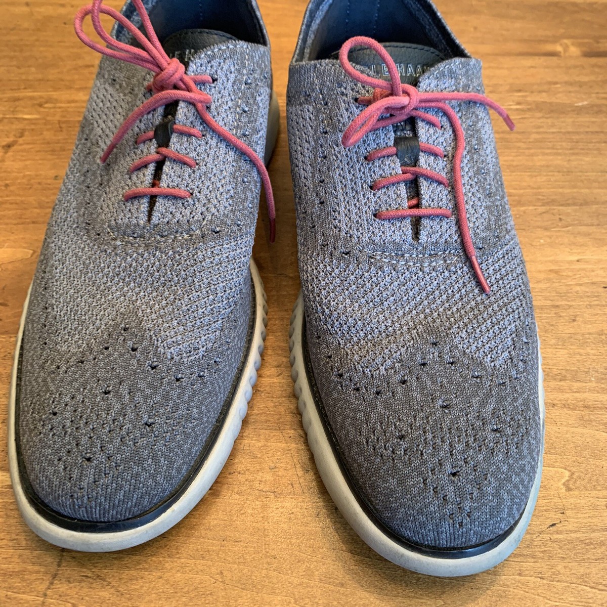 Mens Cole Haan Stitchlite Wingtips In Gray Size 10 M | eBay display picture 1