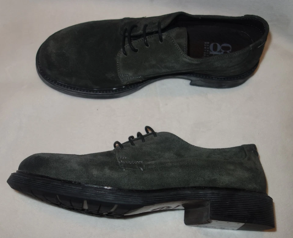 Zapatos Oxford Barneys NY Para Hombres Gris Asfalto Sombrío Con Cordones Talla 7 NUEVO Foto 4 de 4