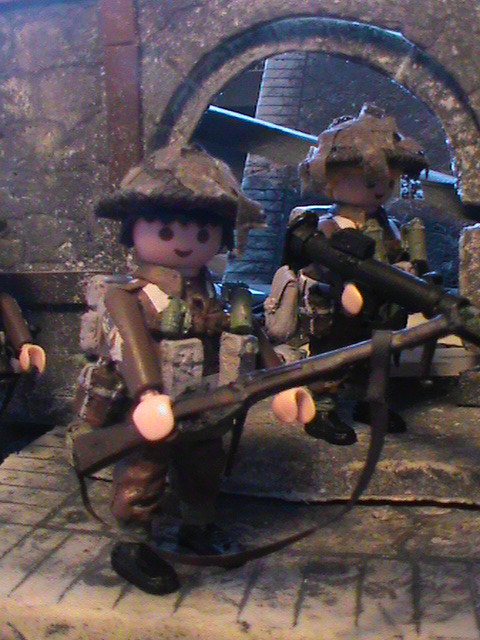 PLAYMOBIL CUSTOM LVTP4 +Unidad (6)29º Division Infanteria Europe-1944 )Ref- 001 EUR 450,00 - FR