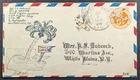 Vintage 1945 Pearl Harbor Plane Military World War 2 Original Art Envelope