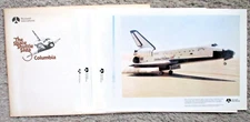 THE SPACE SHUTTLE SAGA: COLUMBIA (1981) Rockwell International Six Print Set