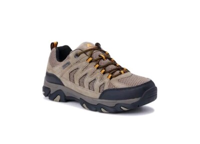 Ozark Trail Waterproof Hiking Shoes Taupe Leather Men's Size 7