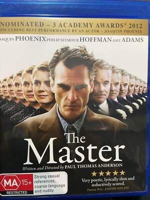 The Master BLU RAY (2012 Joaquin Phoenix / Philip Seymour Hoffman drama movie)