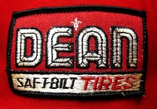 Dean Tires Beat-up Baseball Hat Saf-t-bilt Cap Patch 1970s Snapback