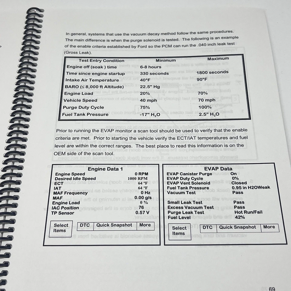 California Institute Of Automotive Technology OBD 2 Mode 6 EVAP System Repair - Image 3 of 4
