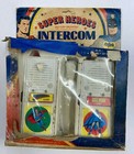 Batman and Superman 1978 Vanity Fair Intercom Set with Damaged Box