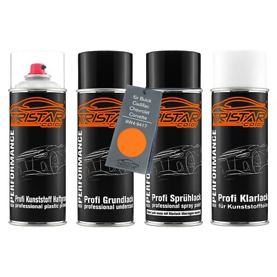 Lack Spraydosen Set Kunststoff für Buick Cadillac Chevrolet 9W4 9417 Dark Orange