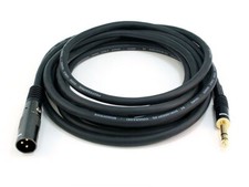 15ft Premier Series XLR Male to 1/4in TRS Male Cable, 16AWG 4763