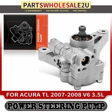 Power Steering Pump without Reservoir for Acura TL 2007-2008 V6 3.5L 56110RDBA01