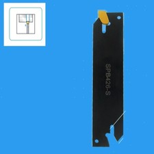 SPB Grooving Parting Tool Holder Cut-off Blade for SP200/300/400/500 Insert