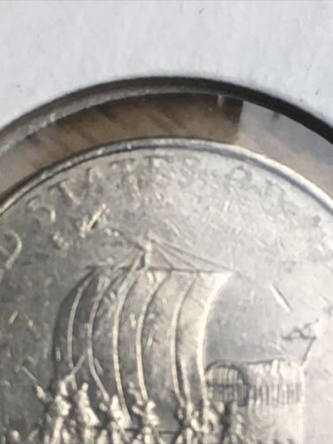 2004 Jefferson Nickel Strike Through Grease In God We Trust Missing Mint Mark - Picture 7 of 9