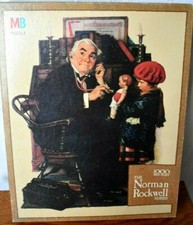 NORMAN ROCKWELL SERIES 1000 PIECE TEXTURED PUZZLE NEW AND SEALED