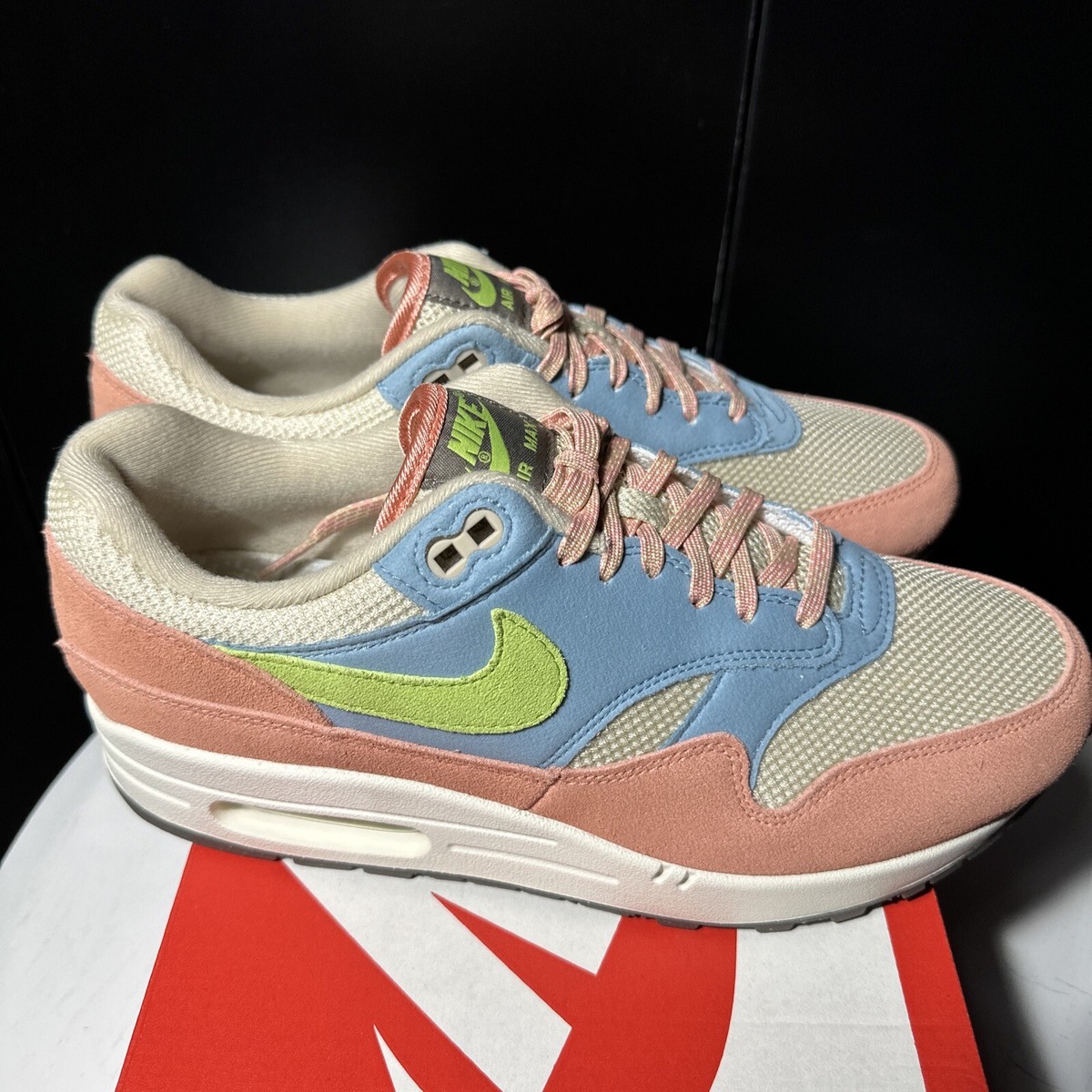 Nike Air Max 1 Light Madder Root/Vivid Green/Rattan DV3196-800