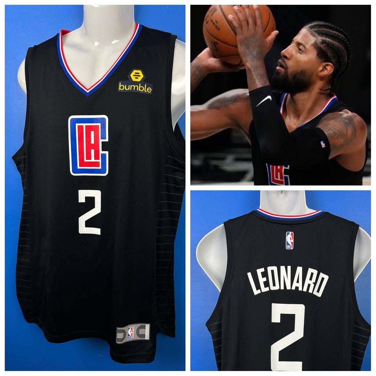 kawhi leonard clippers jersey