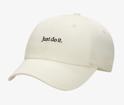 NIKE Club Unstructured JDI Cap Hat Coconut Milk Size M/L NIKE Club Unstructured JDI Cap Hat Coconut Milk Size M/L